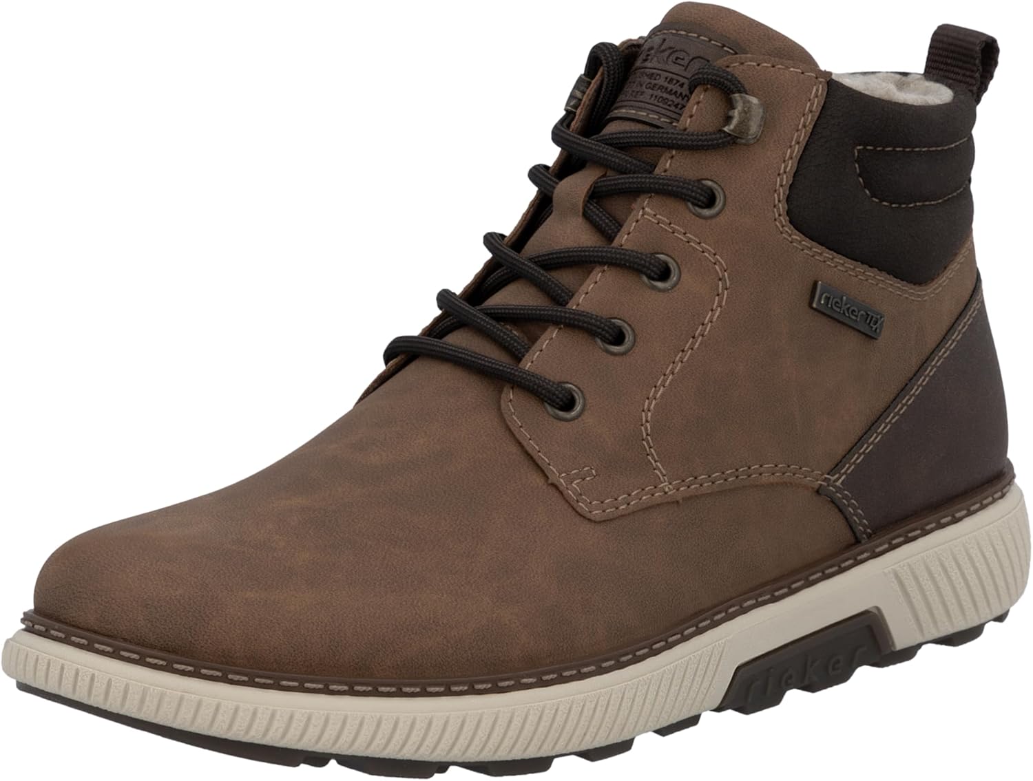 

Мужские ботинки на шнуровке Rieker, коричневый