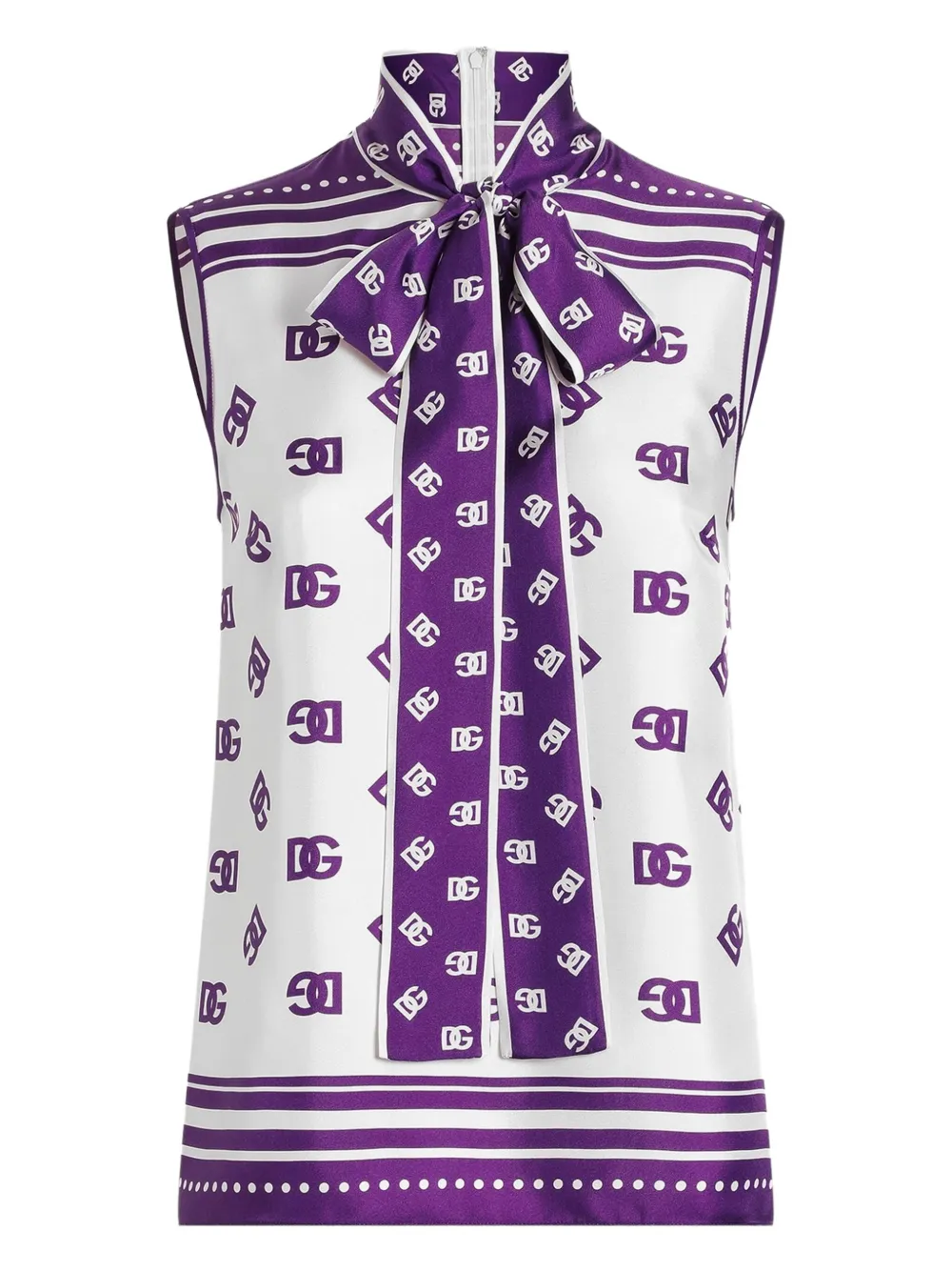 

Шелковая рубашка DOLCE & GABBANA, белый