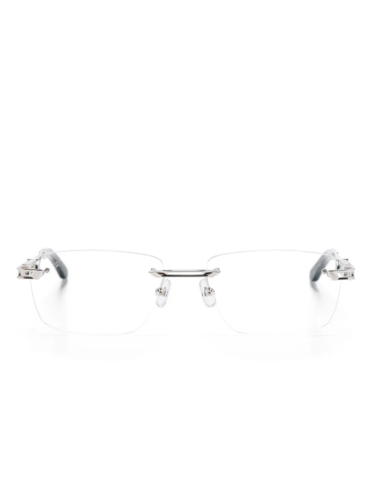 

Maybach eyewear очки в прямоугольной оправе, серебряный