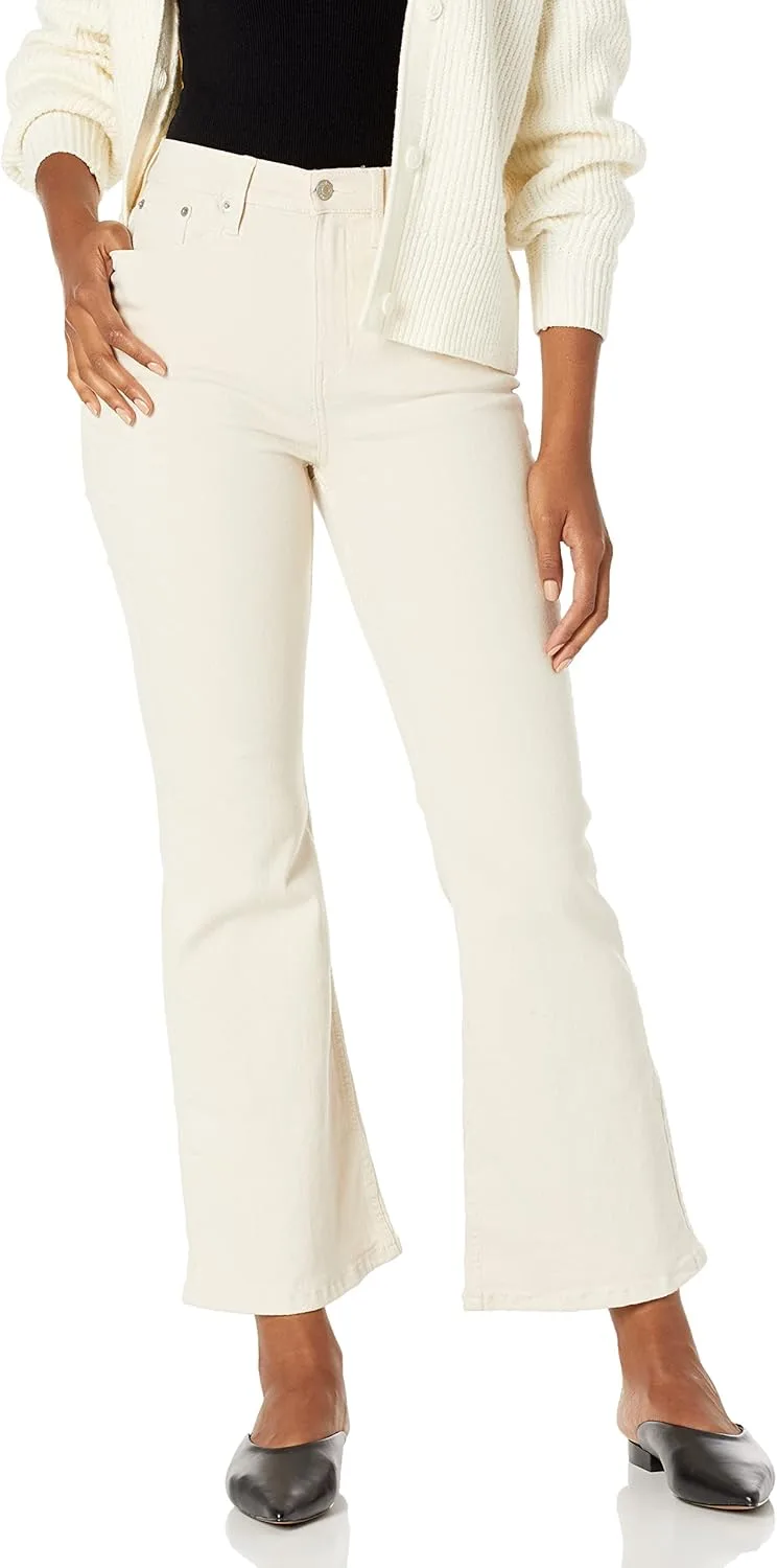 

Calvin Klein Women's Super Hi Rise Side Split Flare Denim