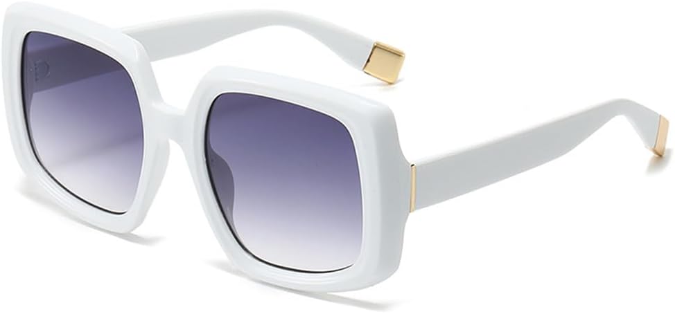 

Солнцезащитные очки UV400 с защитой от УФ-излучения — яркий градиентный панк-стиль, подходят для женщин и мужчин, для бега и занятий спортом на открытом воздухе UYPTK, White Gray Gradient