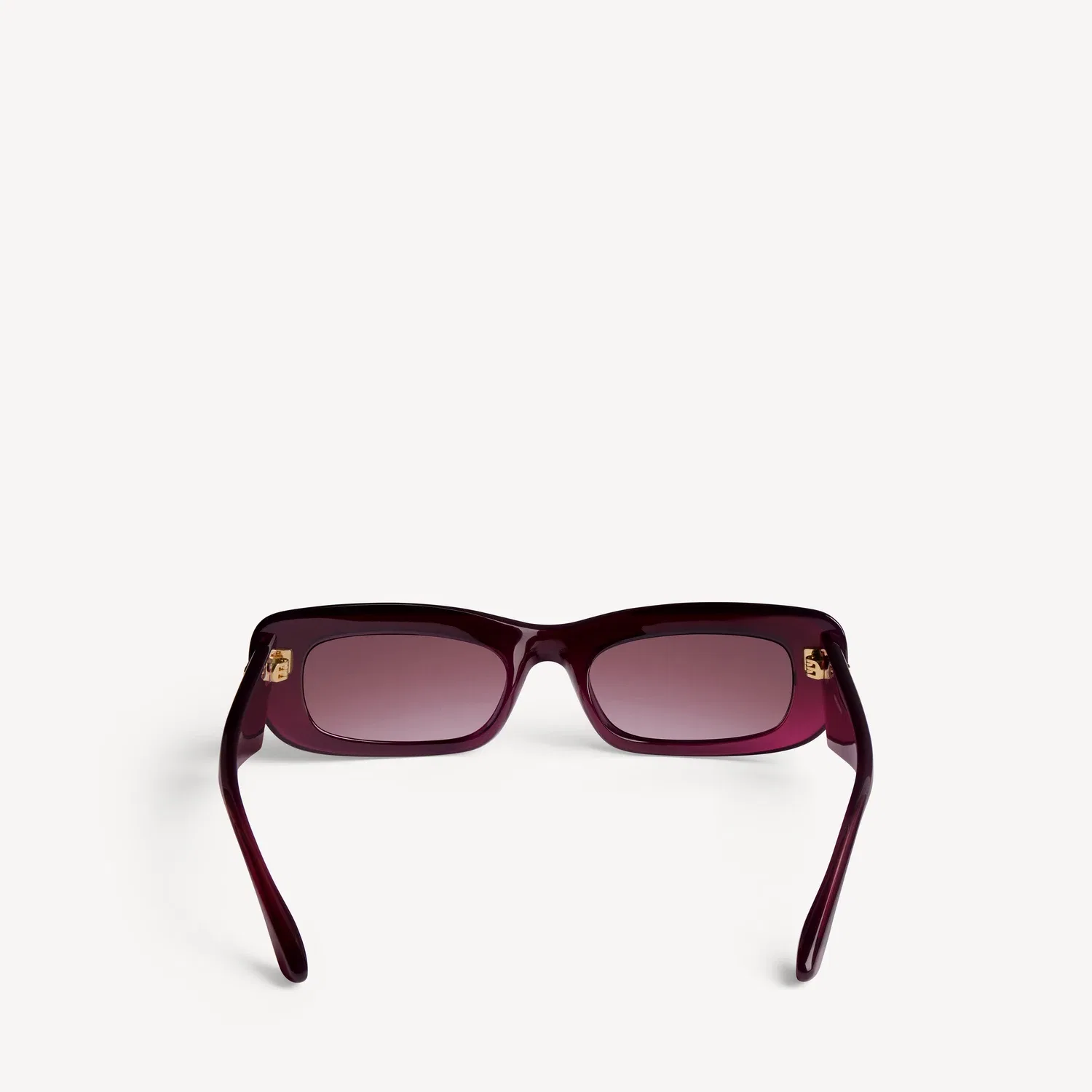 Женские солнцезащитные очки Diva Rectangle цвета Dark Burgundy BALENCIAGA, бордовый — фото 2