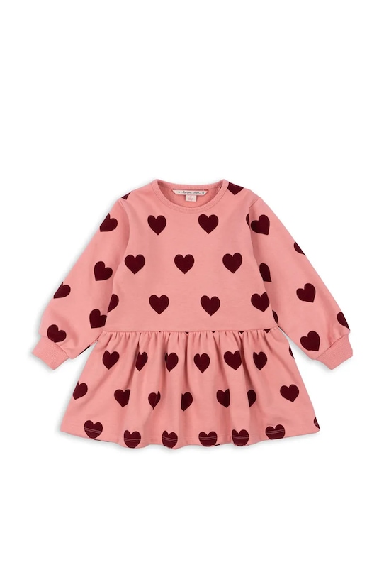 

Детское платье LOU SWEAT DRESS OCS Konges Sløjd, розовый