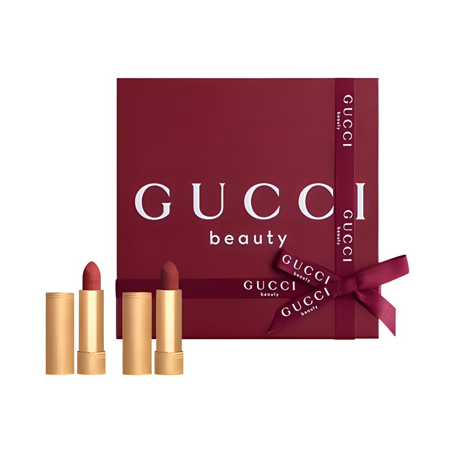 GUCCI Помада Star Dual Color в красной упаковке набор для макияжа цвет лица 3,5г+3,5г — фото 2