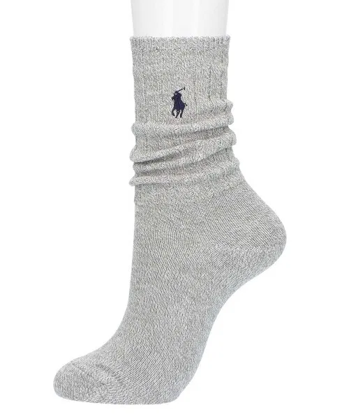 Женские свободные носки POLO RALPH LAUREN из органического хлопка, длина 25 см, одноточечный дизайн, артикул 03217442