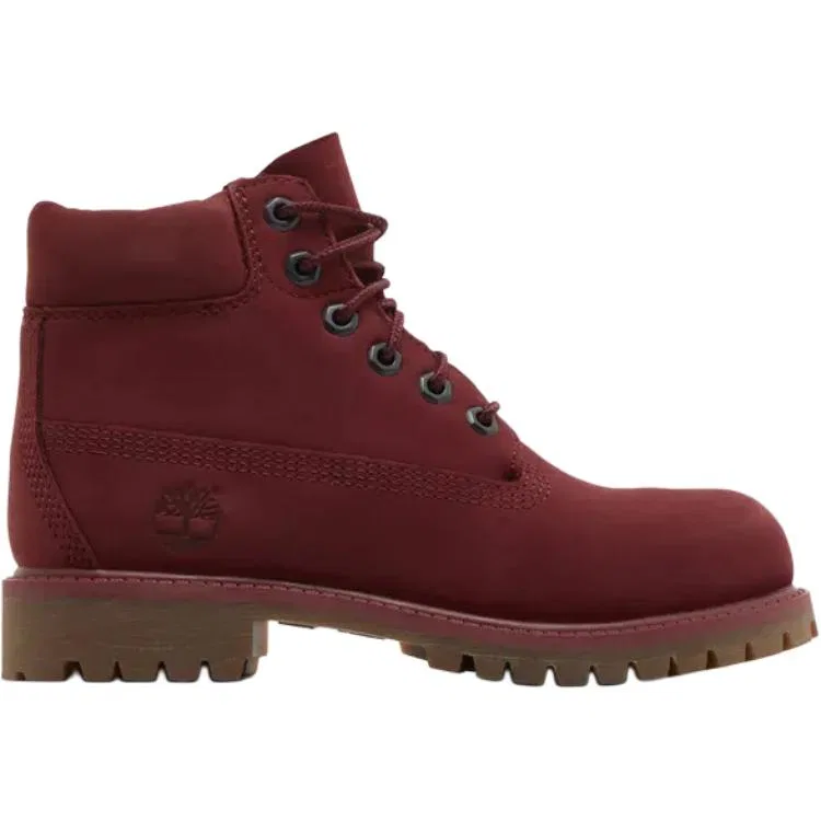 Ботинки детские Timberland 6 дюймов красные — фото 3