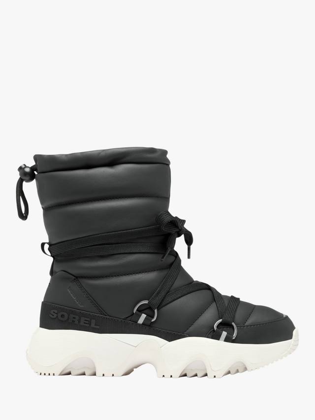 Кроссовки Kinetic для снега на шнуровке SOREL, Black, Sea Salt