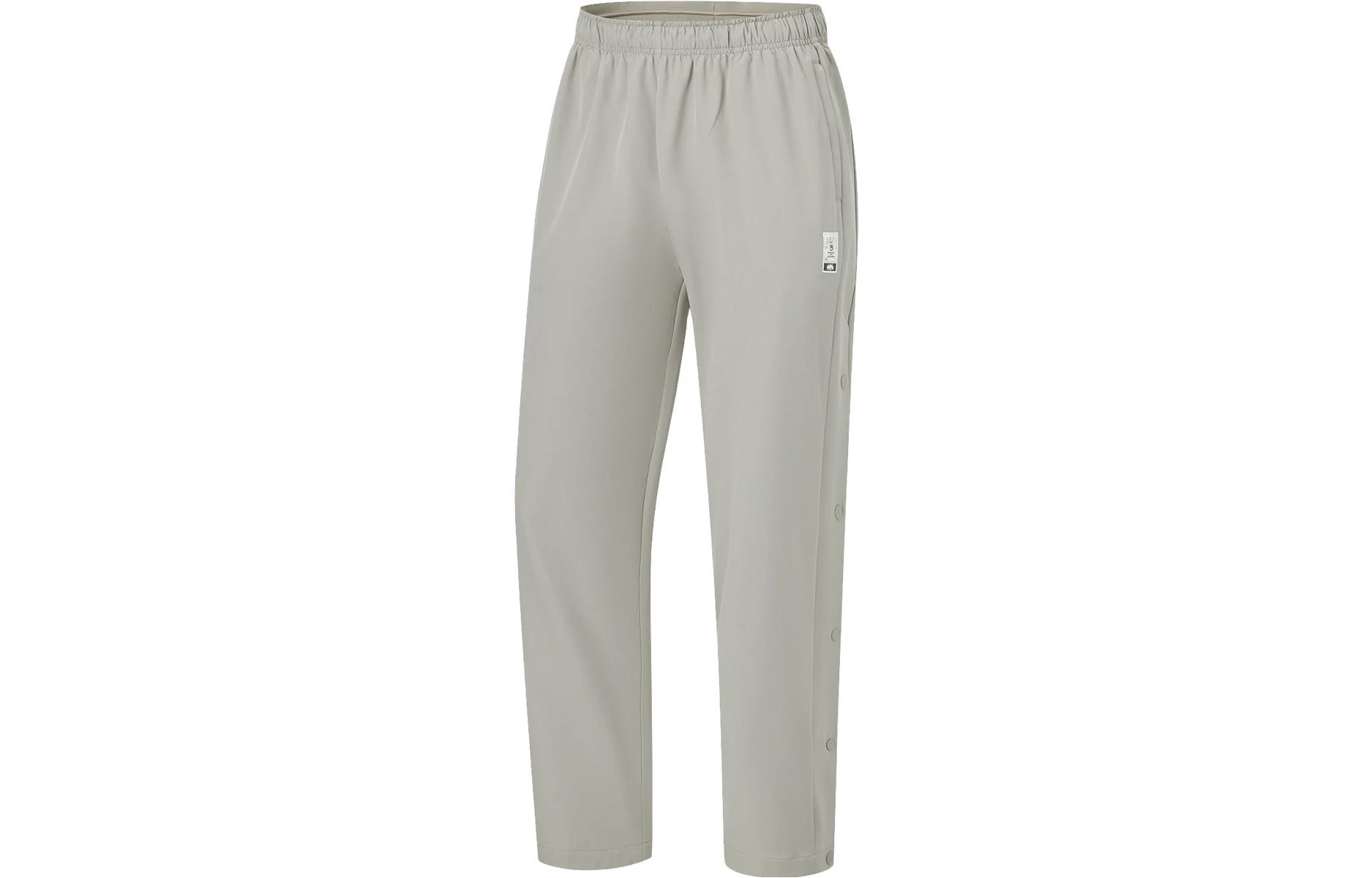 

Мужские вязаные спортивные штаны LiNing Badfive Rock Ridge серого цвета