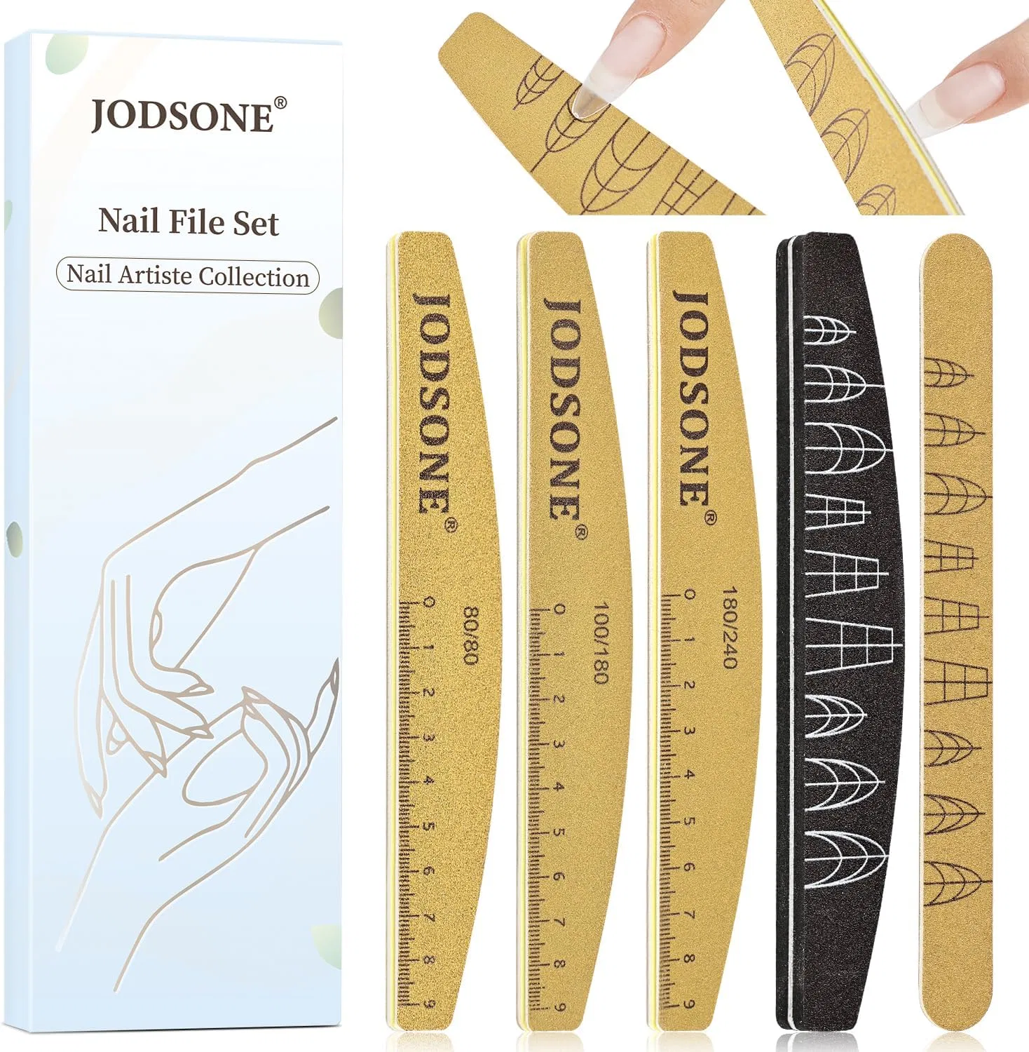 Набор пилок и бафов JODSONE, 4 шт. Jodsone