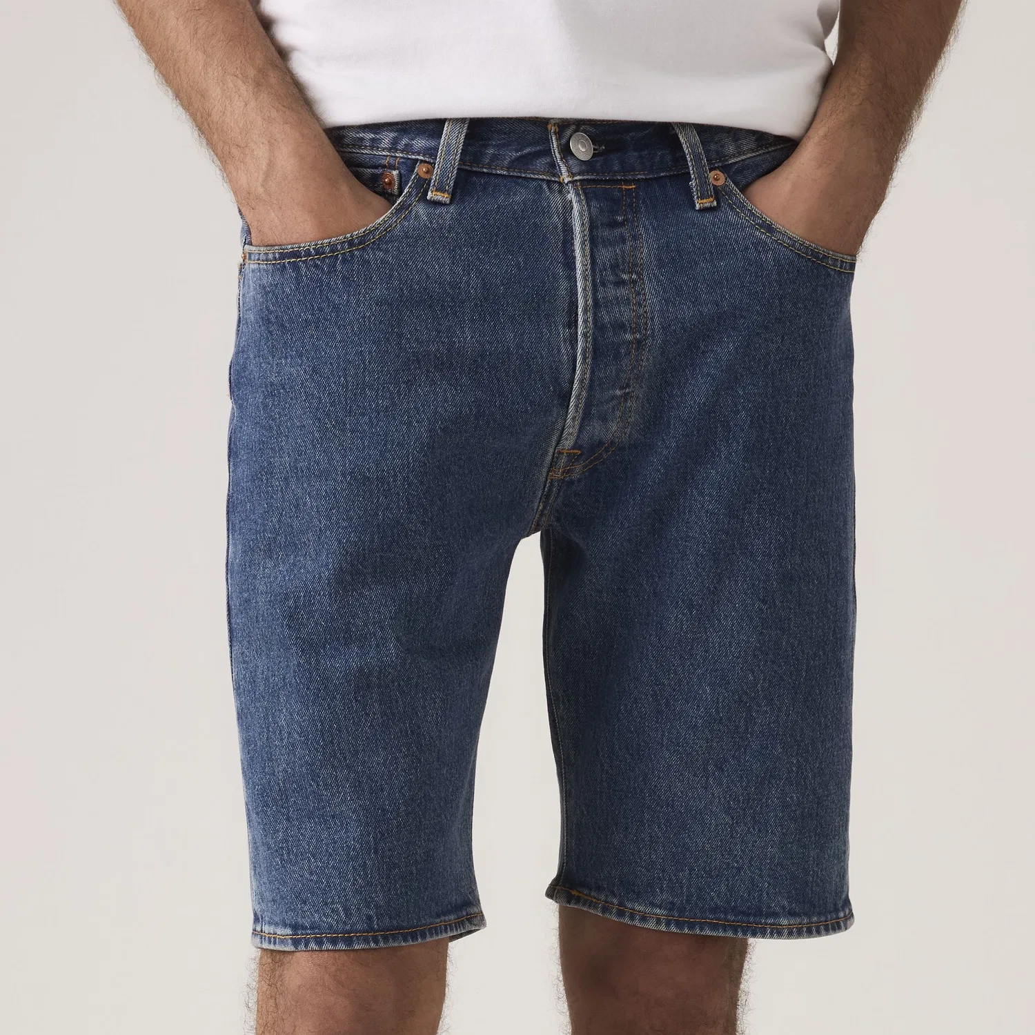 Мужские шорты 501 Original 9 дюймов Levi's, Medium Wash — фото 2