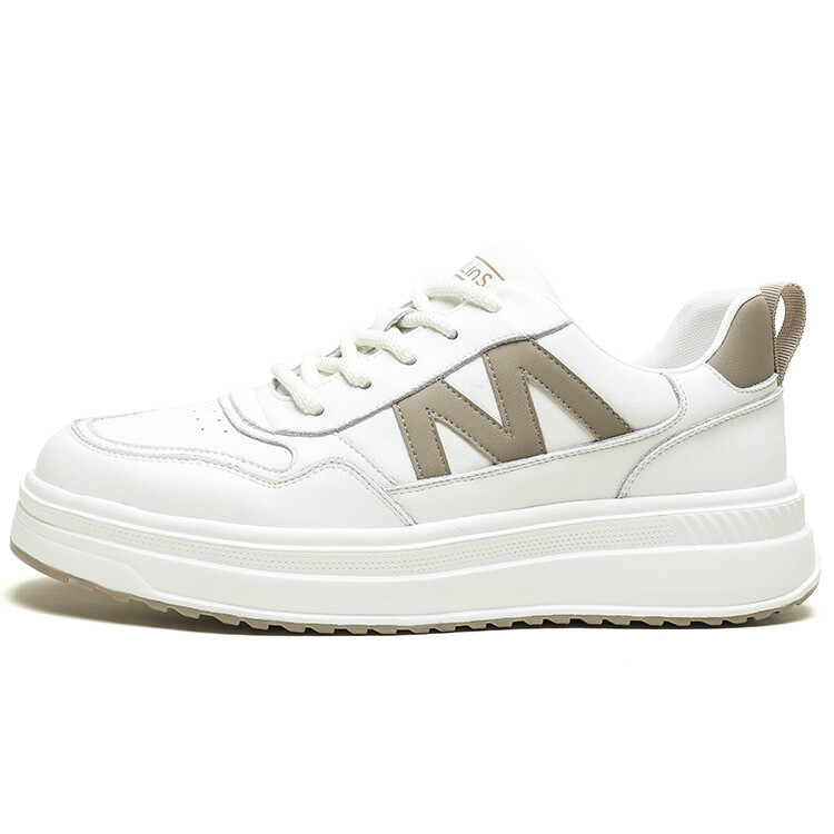 

Кеды мужские, обувь для скейтбординга низкая Mulinsen, цвет White/Khaki