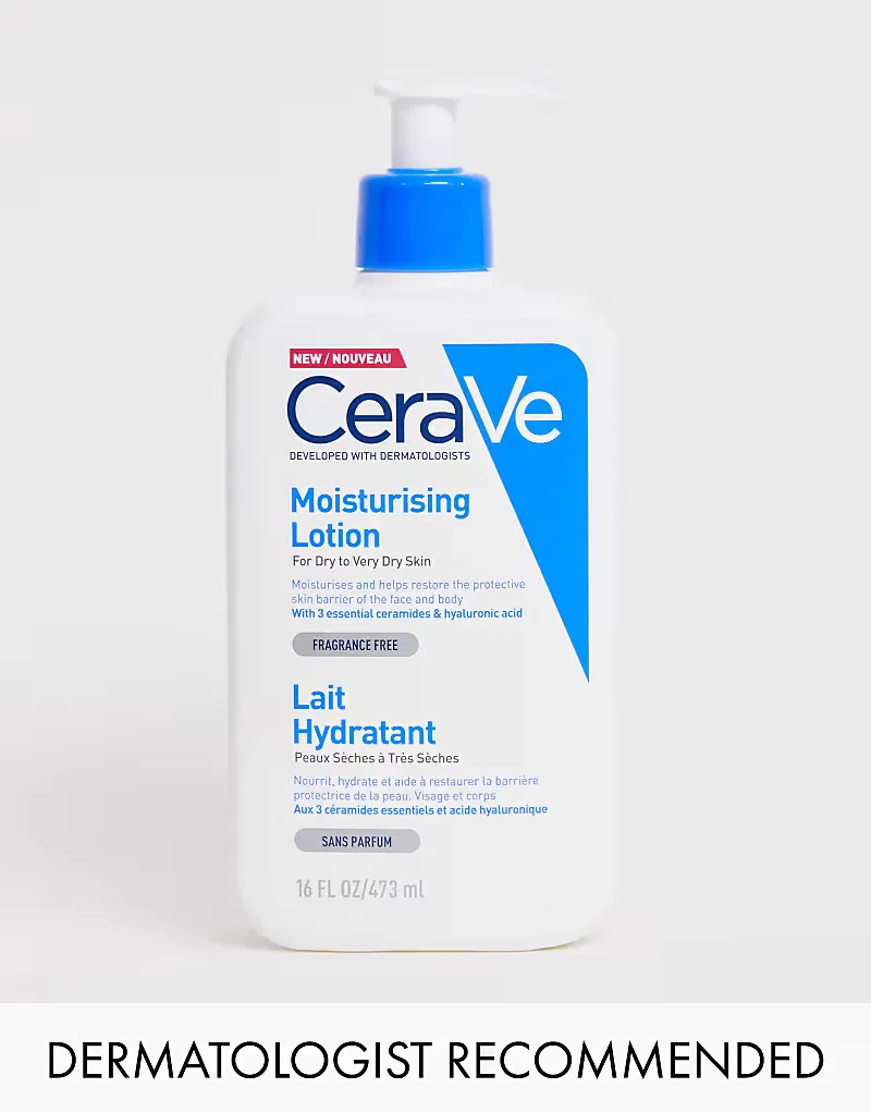 Крем для лица CeraVe — Увлажняющий с керамидами для сухой и очень сухой кожи, 473 мл