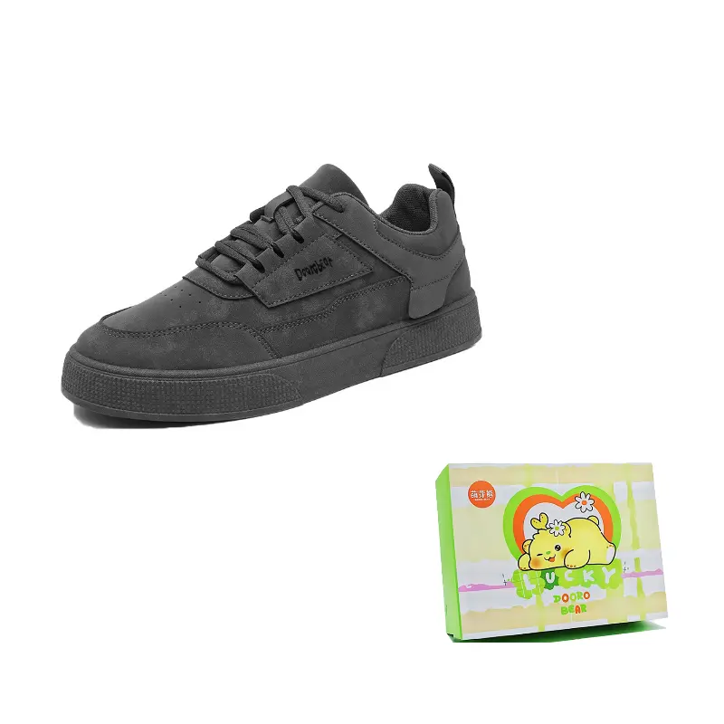 

Budding Bear Антискользящие и износостойкие легкие низкие скейтерские кроссовки для мужчин с эффектом увеличения роста - серые, цвет Gray