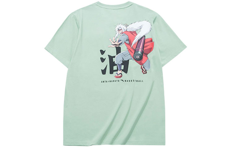 

ANTA Футболка HUOYINGRENZHE мужская stone green, Зеленый, ANTA Футболка HUOYINGRENZHE мужская stone green