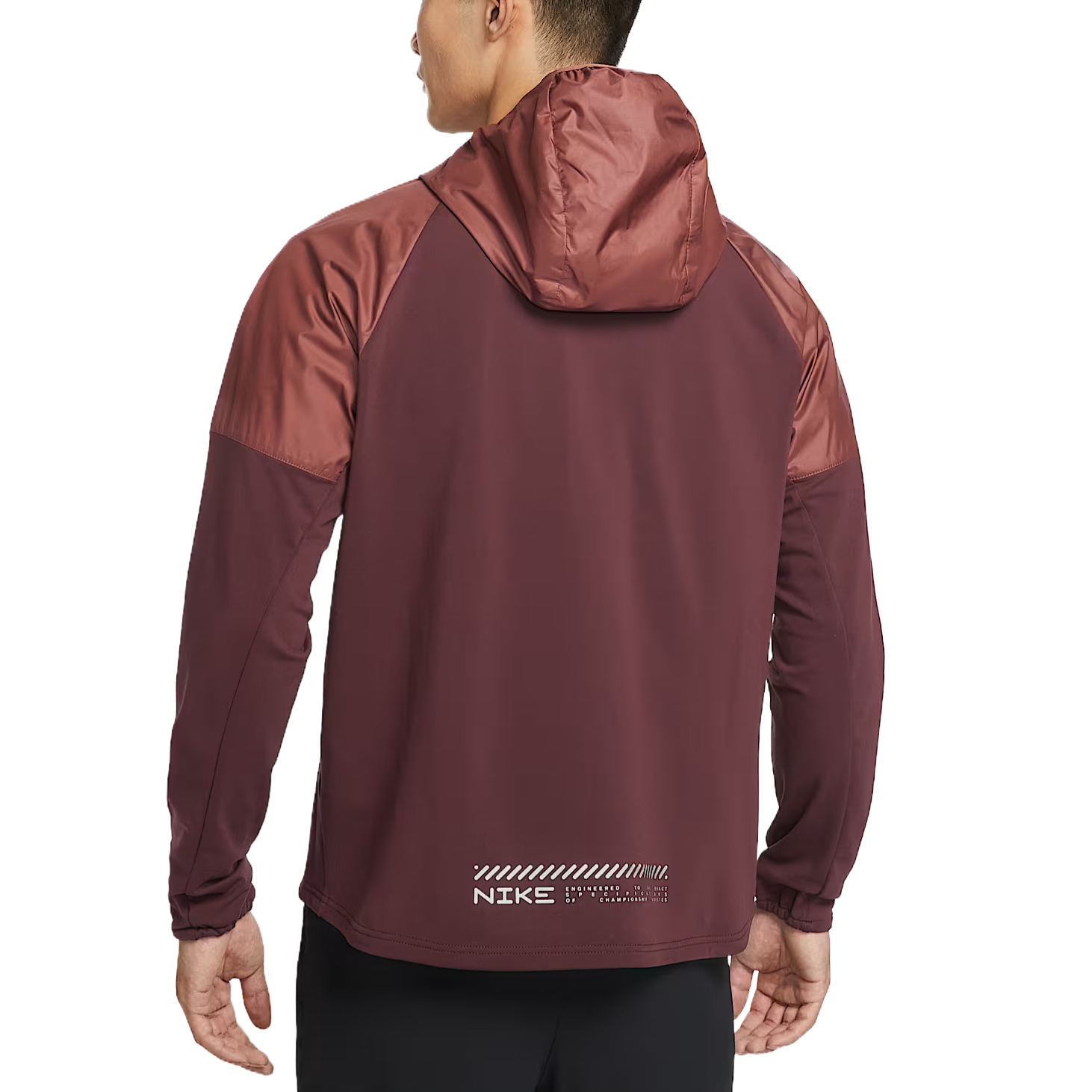 Мужская зимняя куртка для бега repel Nike, красный — фото 3