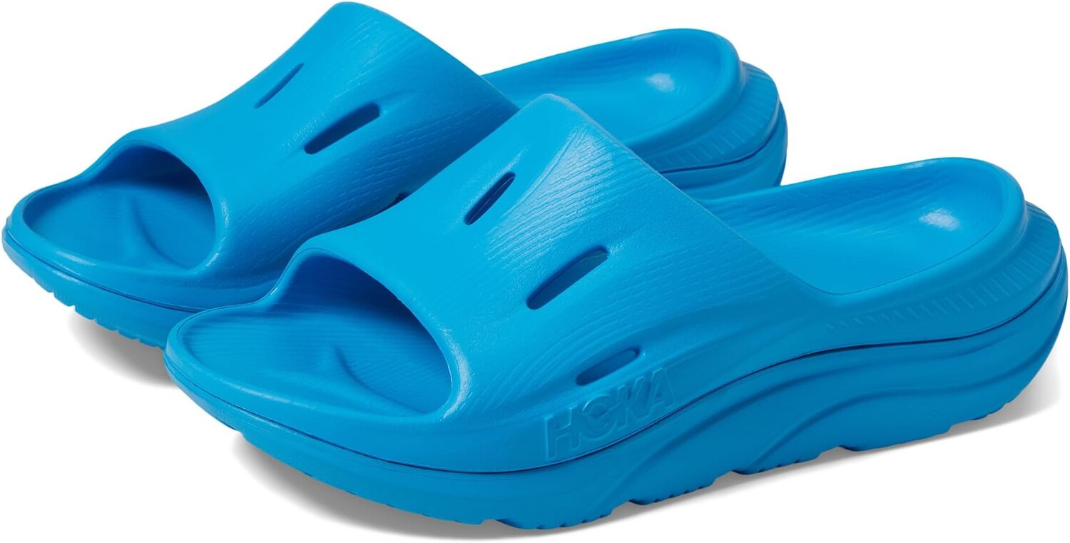 

Сандалии Ora Recovery Slide 3 Hoka, цвет Diva Blue/Diva Blue