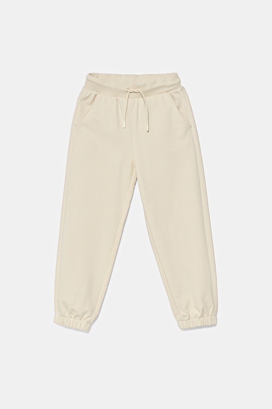 

Детские хлопковые спортивные брюки United Colors Of Benetton, бежевый