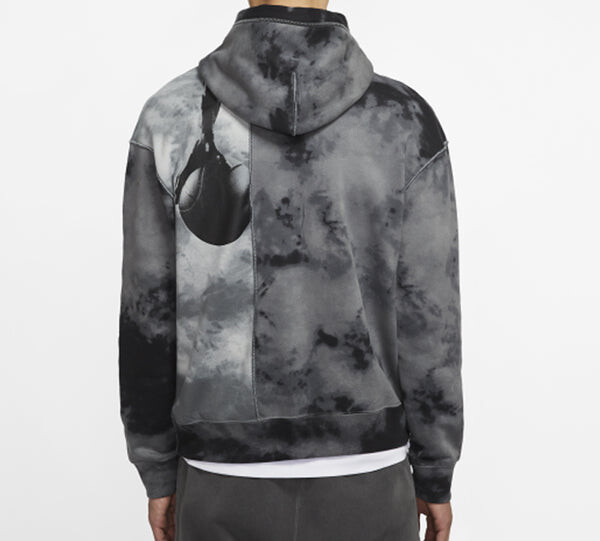 Толстовка Men's Air Jordan Sport DNA DIY Smoke Gray, серый — фото 4