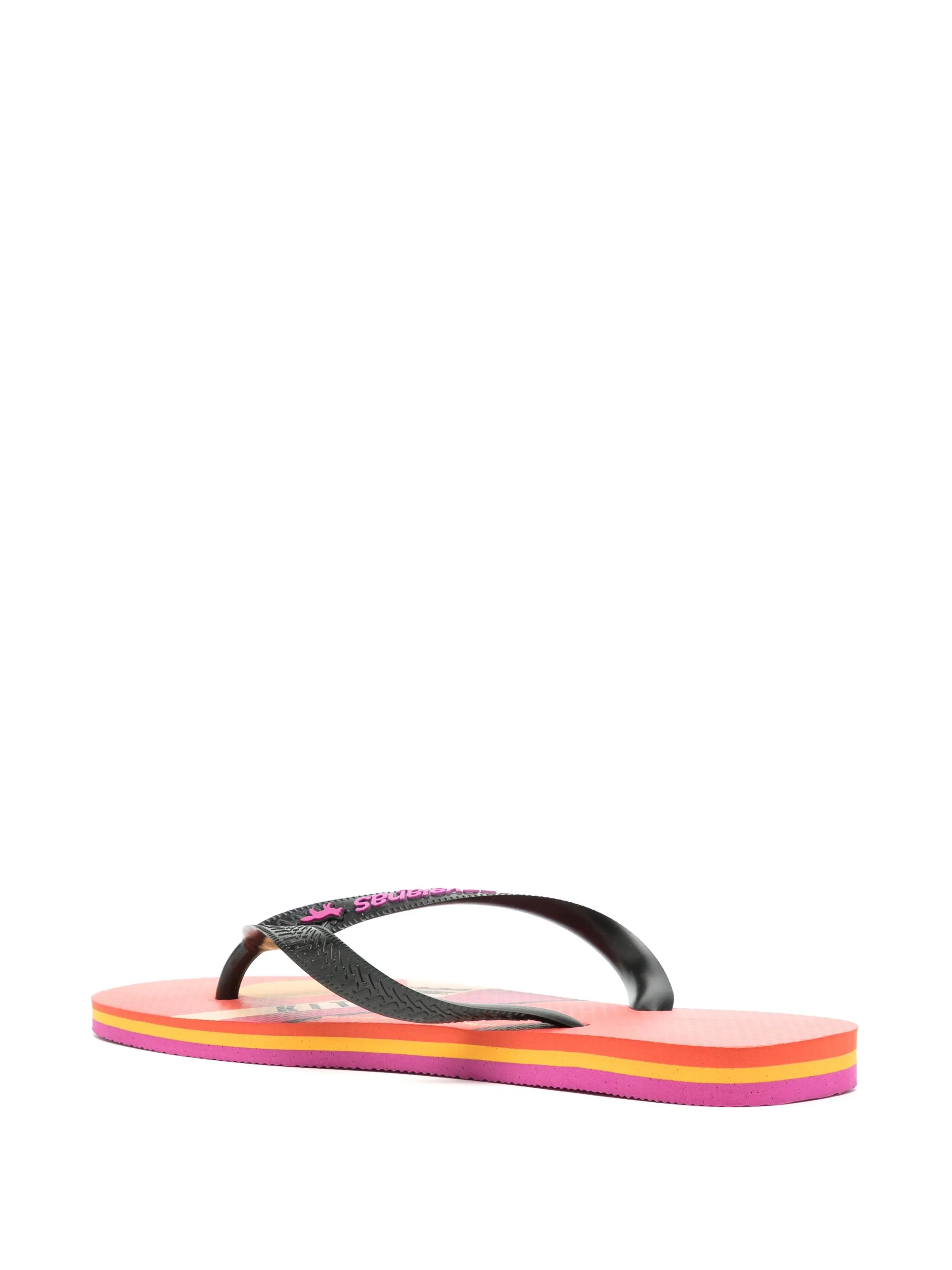 Шлепанцы Wave из коллаборации с Havaianas Maison Kitsuné, красный — фото 3