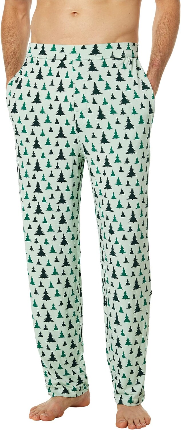 

Пижамные брюки Kickee Pants Pajama Pants, цвет Aloe Christmas Trees