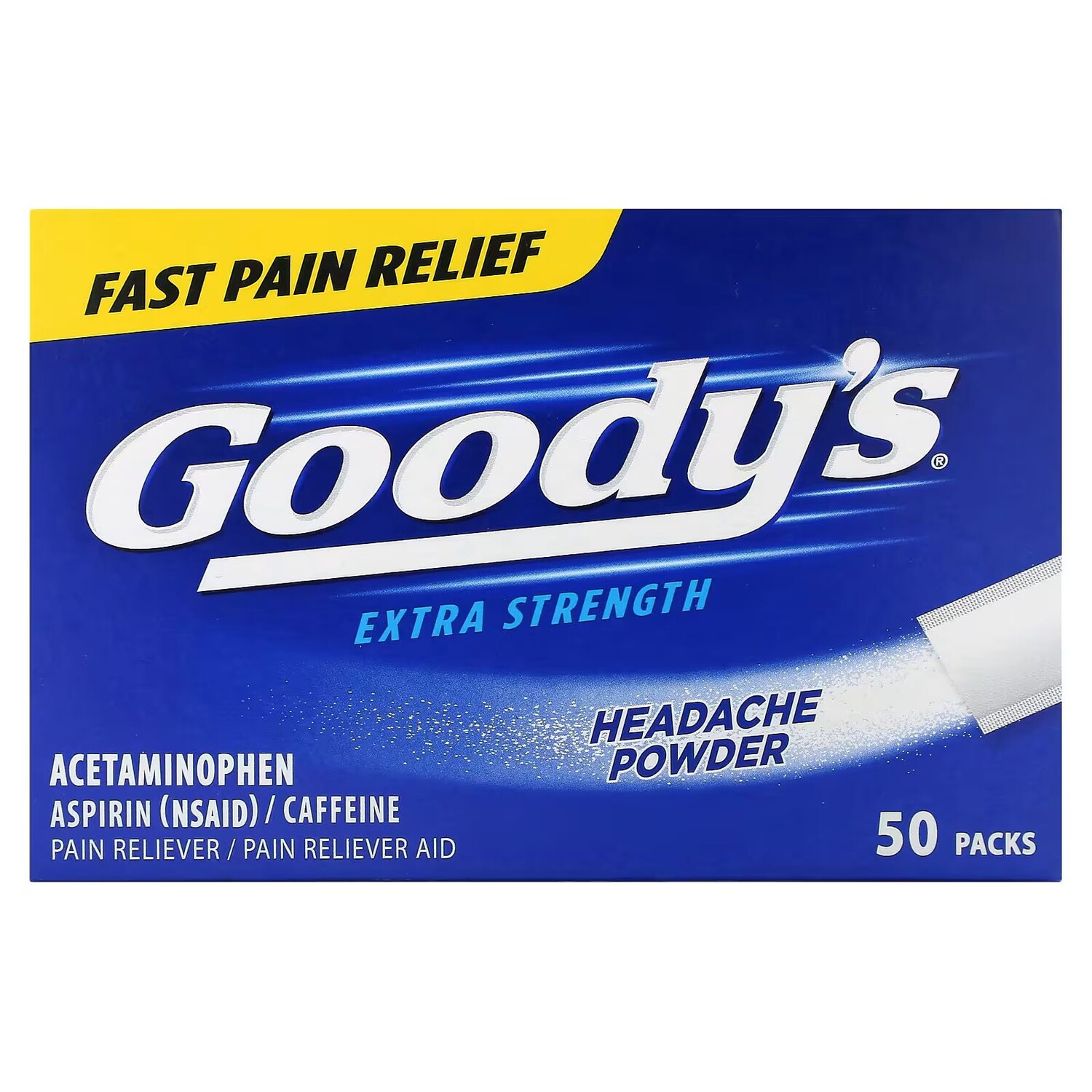 

Порошок от головной боли повышенной силы, 50 упаковок Goody'S