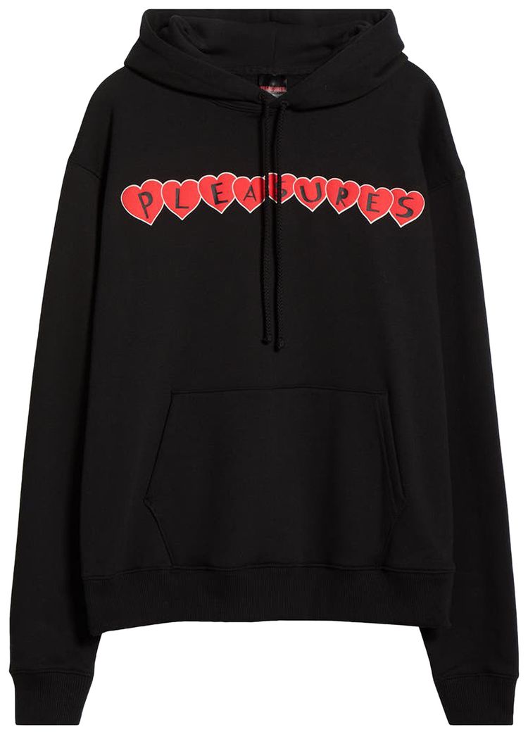 

Худи Pleasures Grin, черный, черный