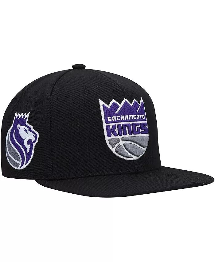 

Мужская черная кепка Sacramento Kings Side Core 2.0 Snapback Mitchell & Ness, черный