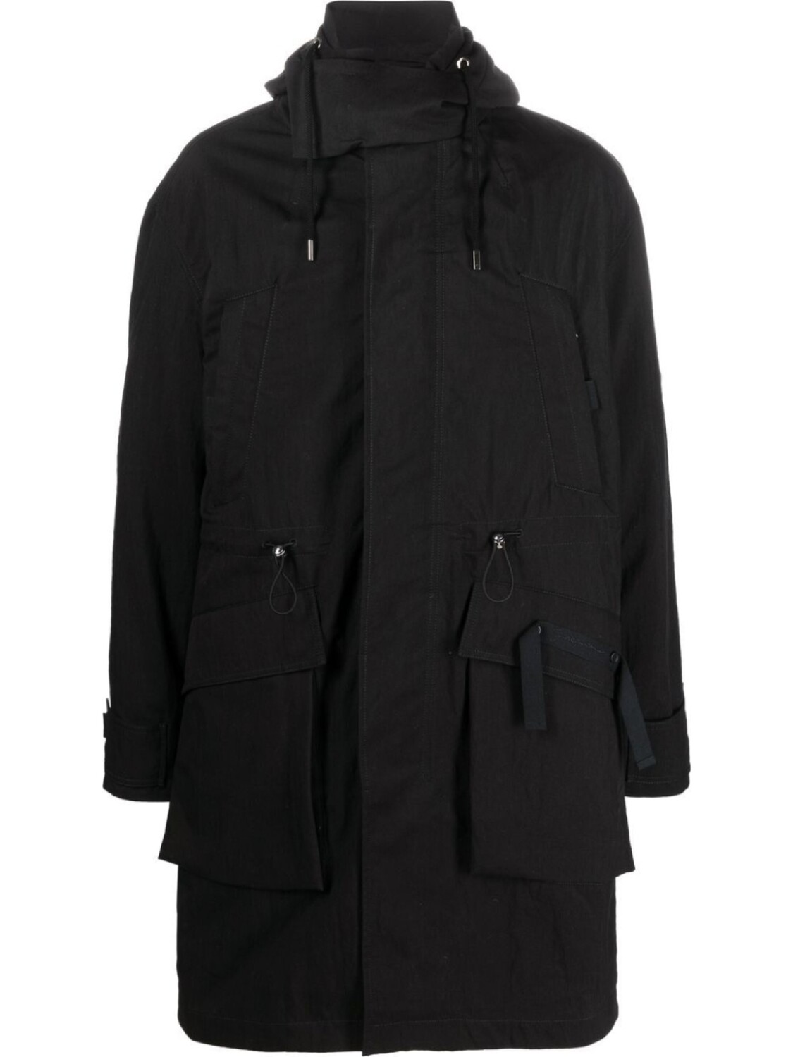 

Jacquemus парка с капюшоном, черный