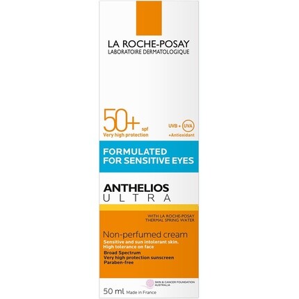 Anthelios Ultra Sensitive Eyes Innovation непарфюмированный крем SPF 50+ 50 мл, La Roche-Posay — фото 2