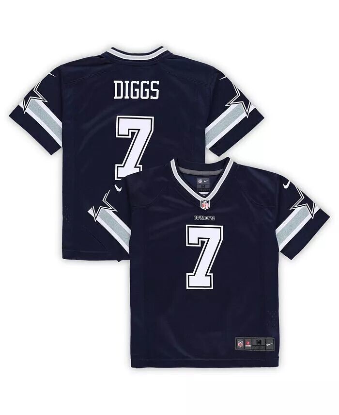 

Джерси для мальчиков и девочек дошкольного возраста Trevon Diggs Navy Dallas Cowboys Game Jersey Nike