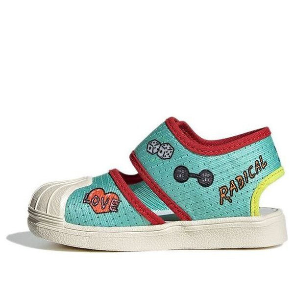 

Сандалии оригинальные superstar 360 sndl i primeblue Adidas, зеленый