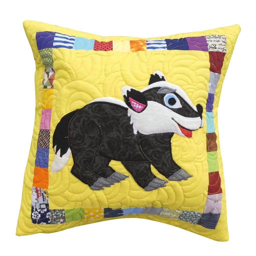 

Пэчворк - Детская наволочка - Badger Ferda 44 х 44 см Handy Pets