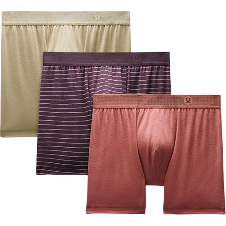 

Мужские трусы 3 штуки Lululemon, серый/хаки