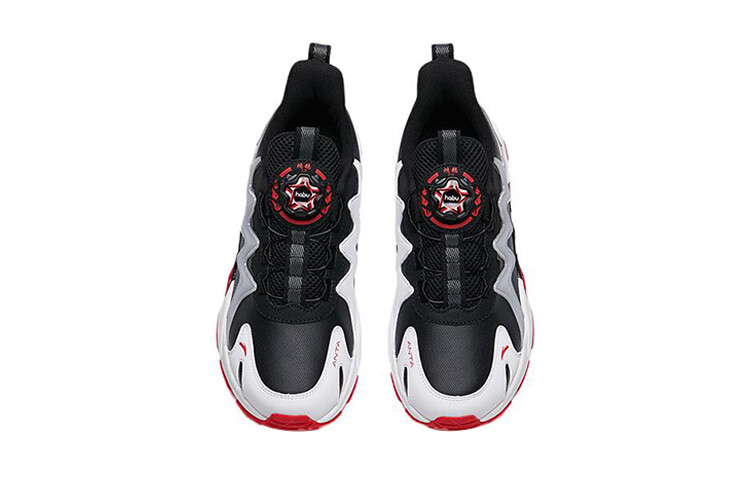 Кроссовки Anta kids Kids Lifestyle Shoes GS Low-top White/Black — фото 3