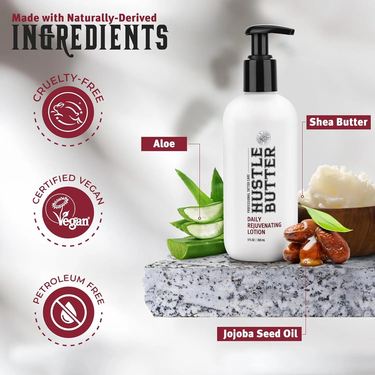 Ежедневный лосьон для татуировок «Tattoo Nacare» от Hustle Butter Hustle Butter Deluxe — фото 4