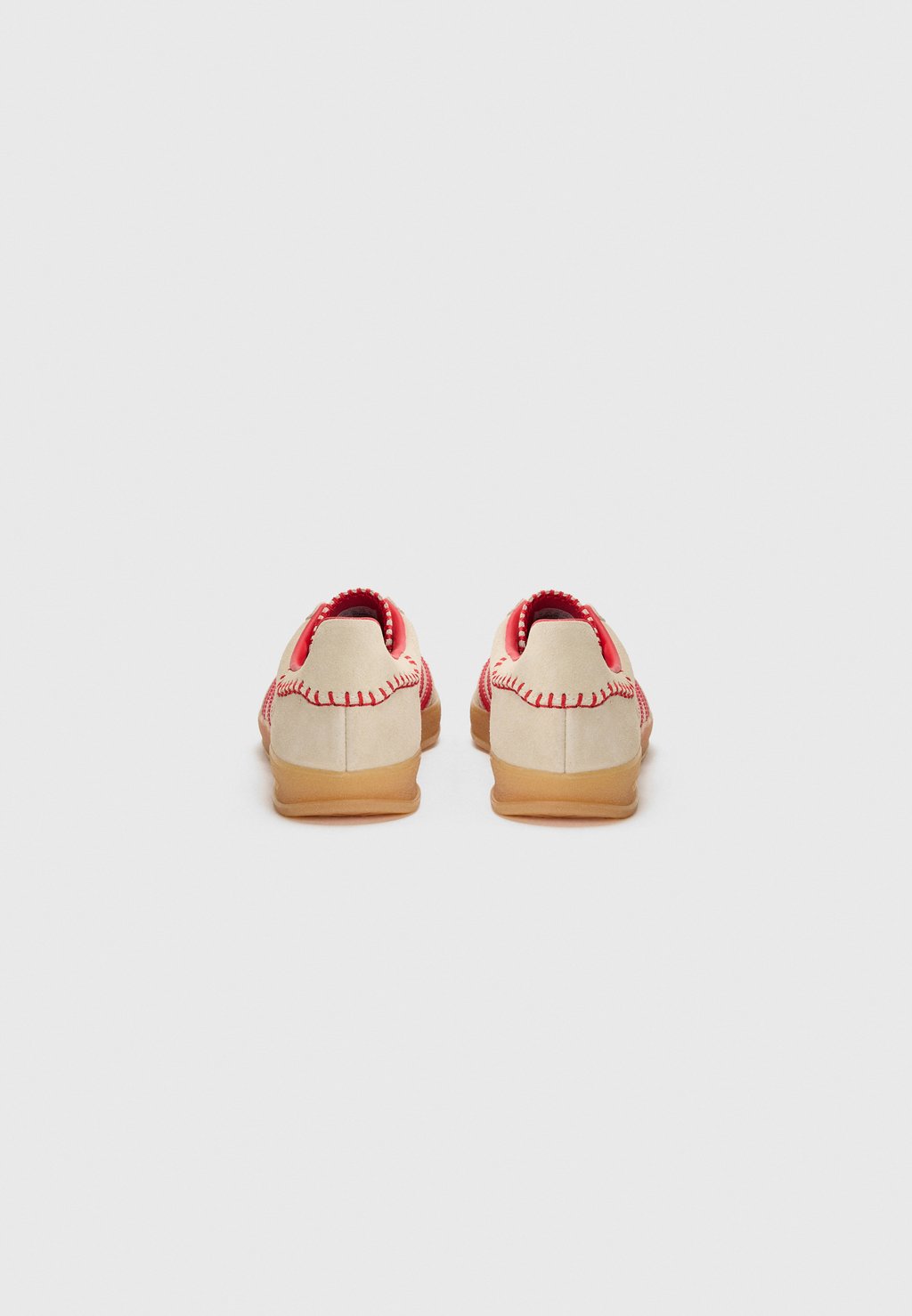Низкие кеды GAZELLE INDOOR Adidas Originals, слоновая кость — фото 3