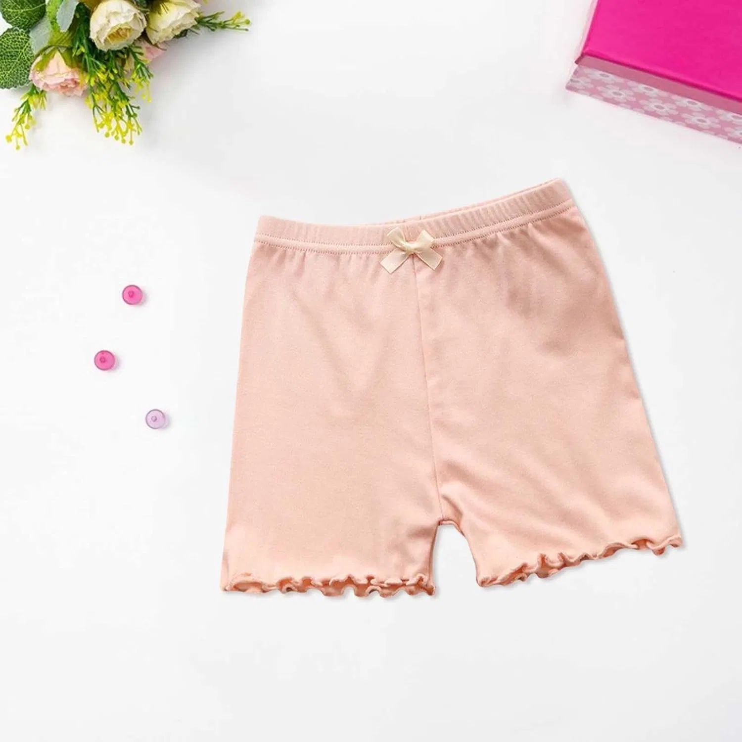 Детские велосипедки для девочек Active Shorts Generic, розовые — фото 4