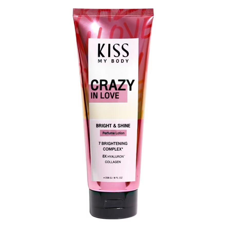 

Kiss My Body Парфюмированный лосьон Bright Shine Crazy In Love 226 G. โลชั่นน้ำหอม, Pink
