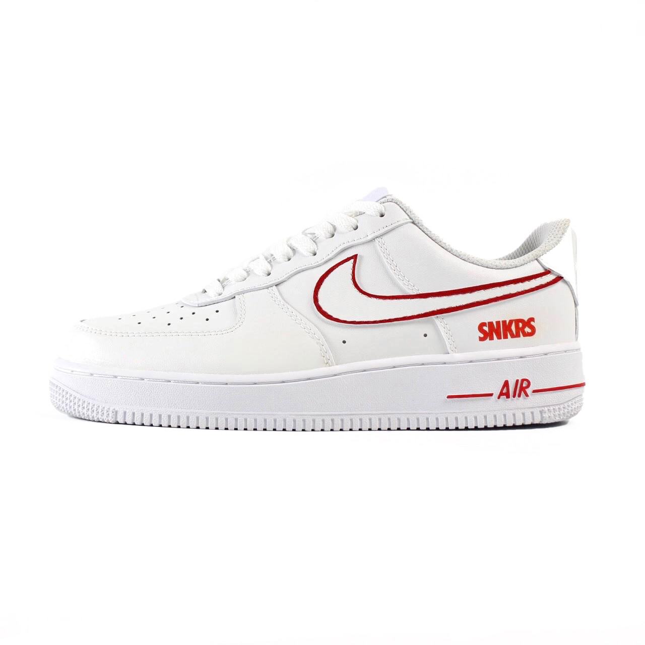 

Кроссовки Air Force 1 для скейтбординга унисекс с низким верхом, белый/красный Nike