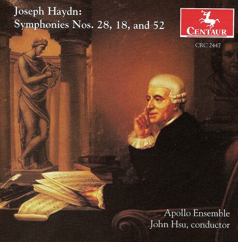 

CD диск Haydn / Apollo Ensemble / Hsu, Joh: Sym 18 in G / Sym 28 in a / Sym 52 in C minor