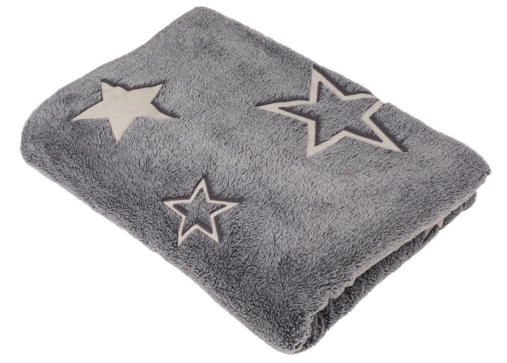 

Мягкий плед Слава двусторонний разные размеры и цвета небесно-голубой 220х240 см Out of the blue, серый