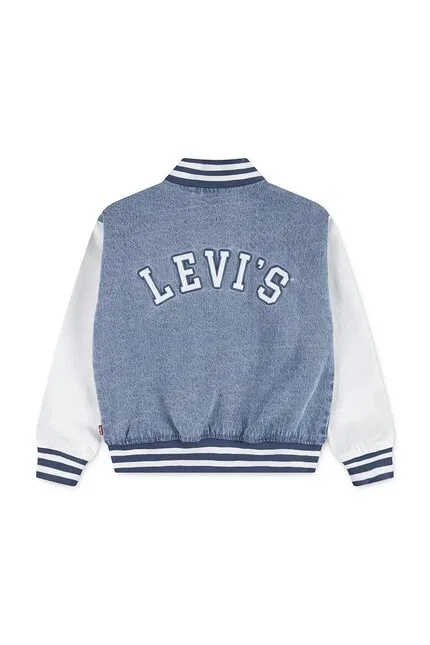 Куртка джинсовая Denim бомбер Jacket Levi's, синий — фото 3