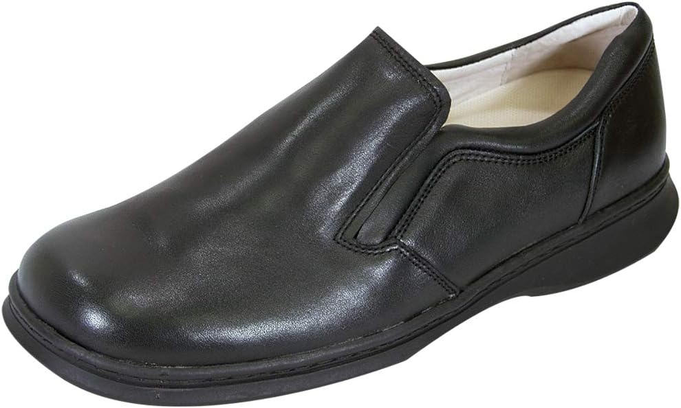 

Мужские кожаные слипоны 24 Hour Comfort Jason с широкой колодкой, черный