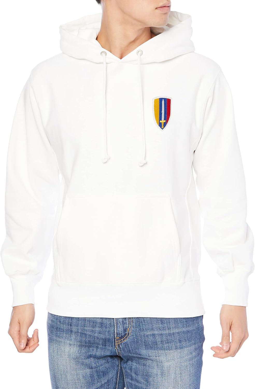 

Толстовка с капюшоном в стиле F, армия США во Вьетнаме, 354 г, двусторонняя ребристая вязка F-Style, белый