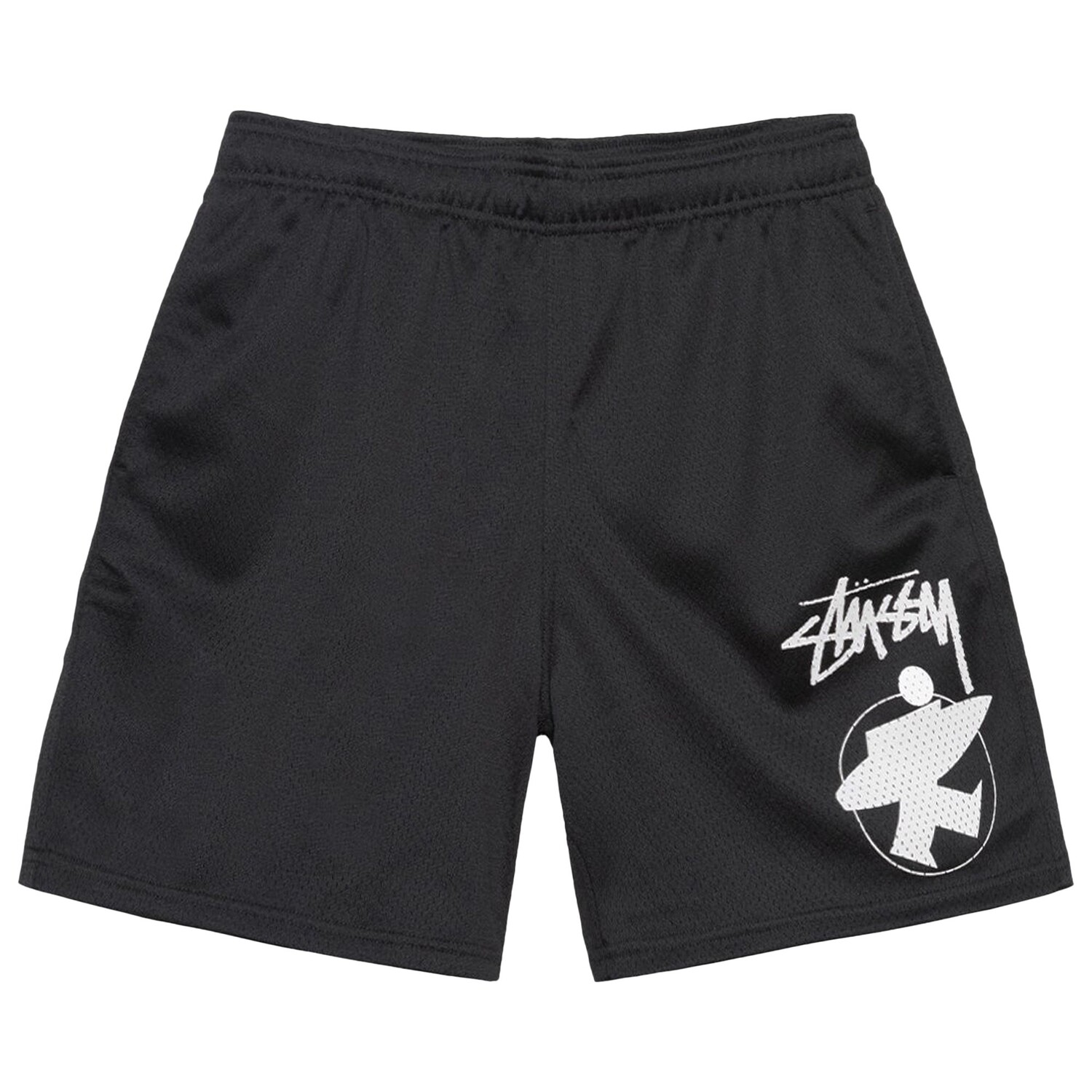 

Сетчатые шорты Stussy Surfman, черные