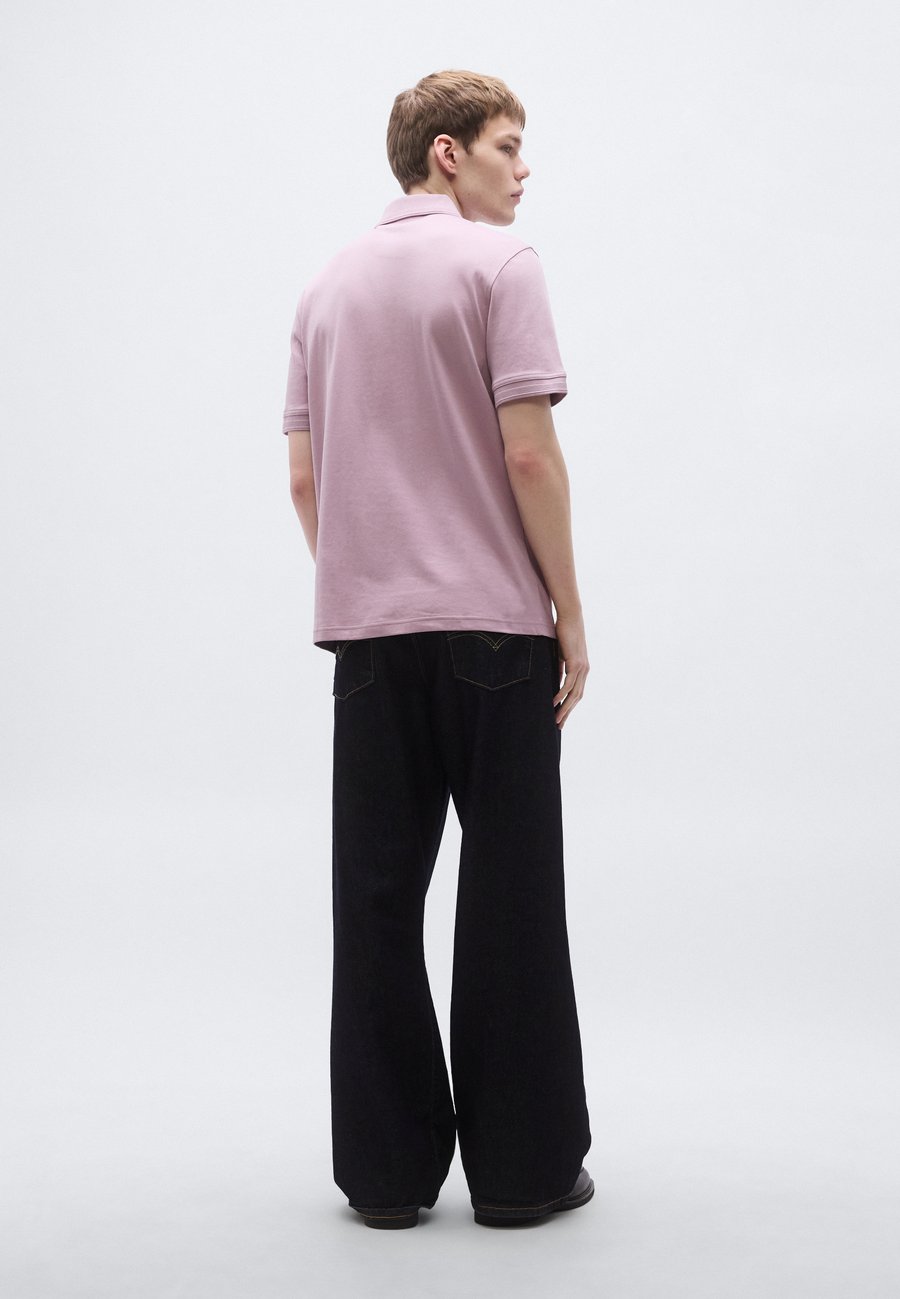 Поло BOSS Polo shirt, Light Pastel Purple/Light Pink — фото 4