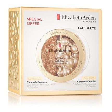 

Подарочный набор с капсулами Advanced Ceramide для ухода за кожей лица и глаз для зрелой кожи Elizabeth Arden