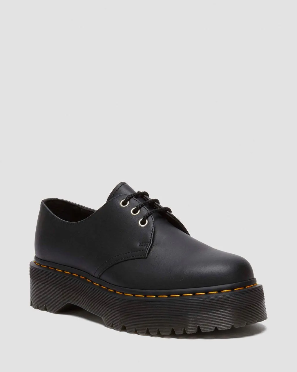 

Dr. Martens 1461 Оксфорды на платформе Genix из наппы из мелиорированной кожи, цвет Black — Genix Nappa