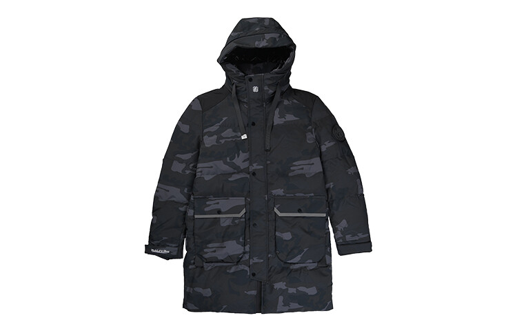

Пуховик мужской черный Mitchell Ness