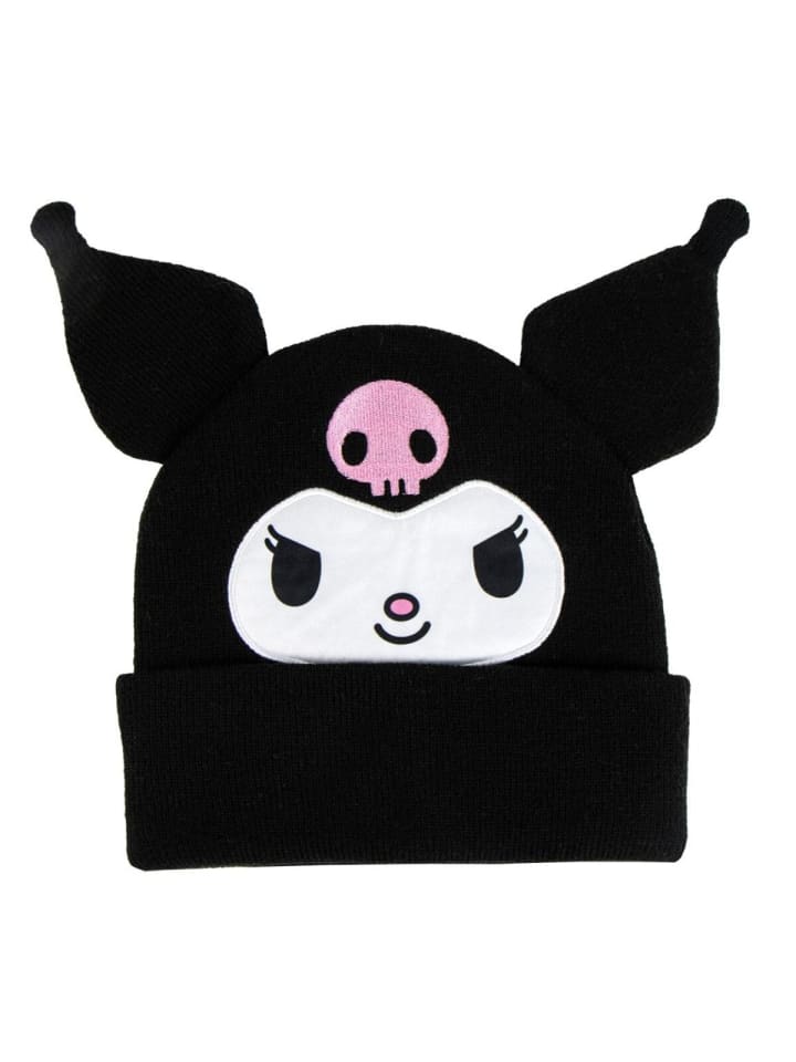 

COFI 1453 Детская зимняя шапка-бини Hello Kitty Kuromi, черная